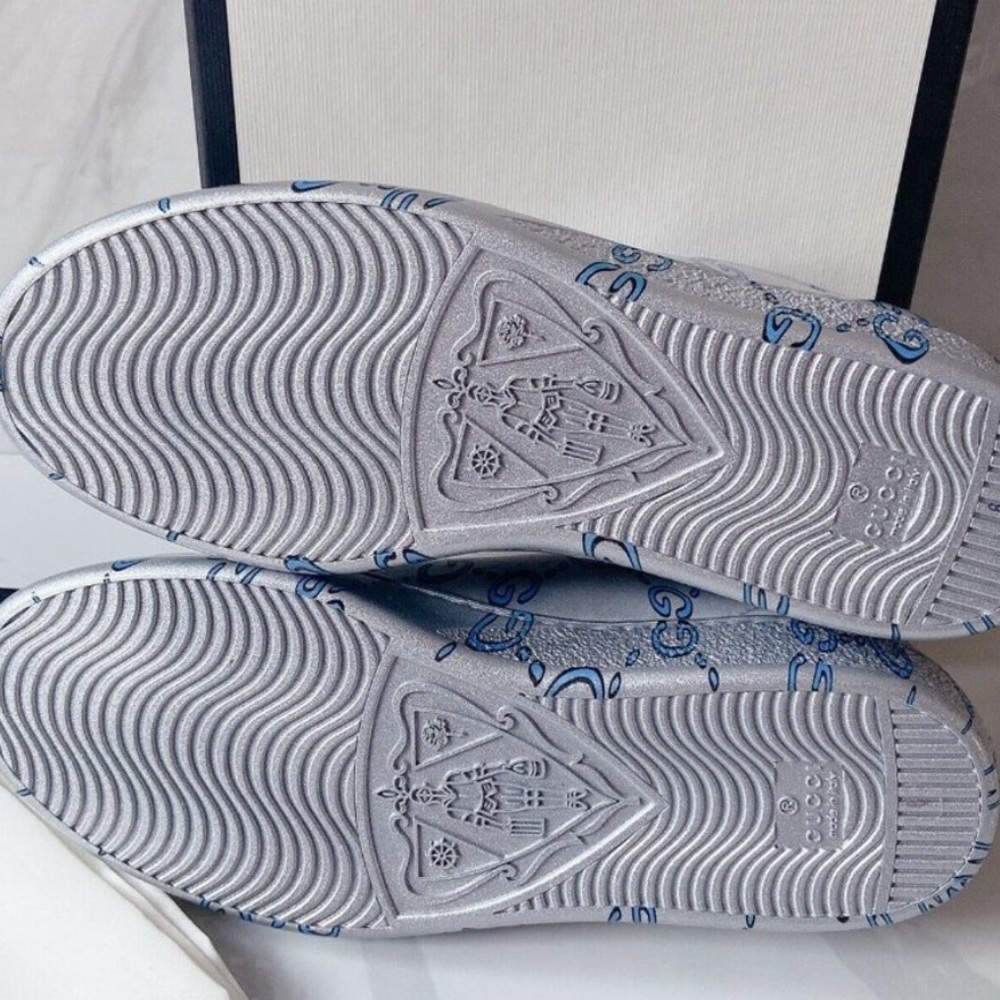 GUCCI ACE LOW GG MONOGRAM SNEAKERS IN MIRO RUBBER WAX SIZE MENS US 5 - Picture 5 of 7